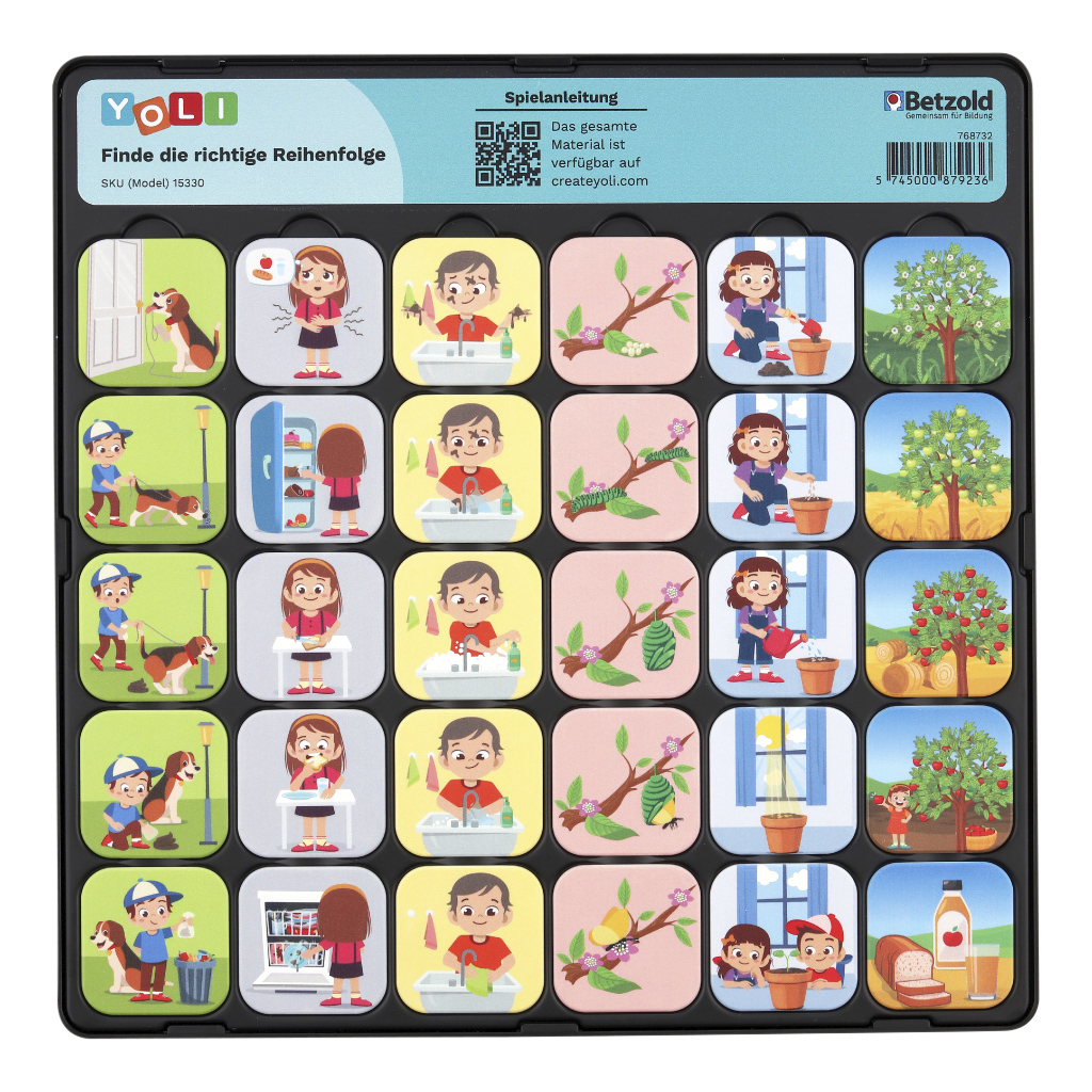 YOLI Spielset „Finde die richtige Reihenfolge“