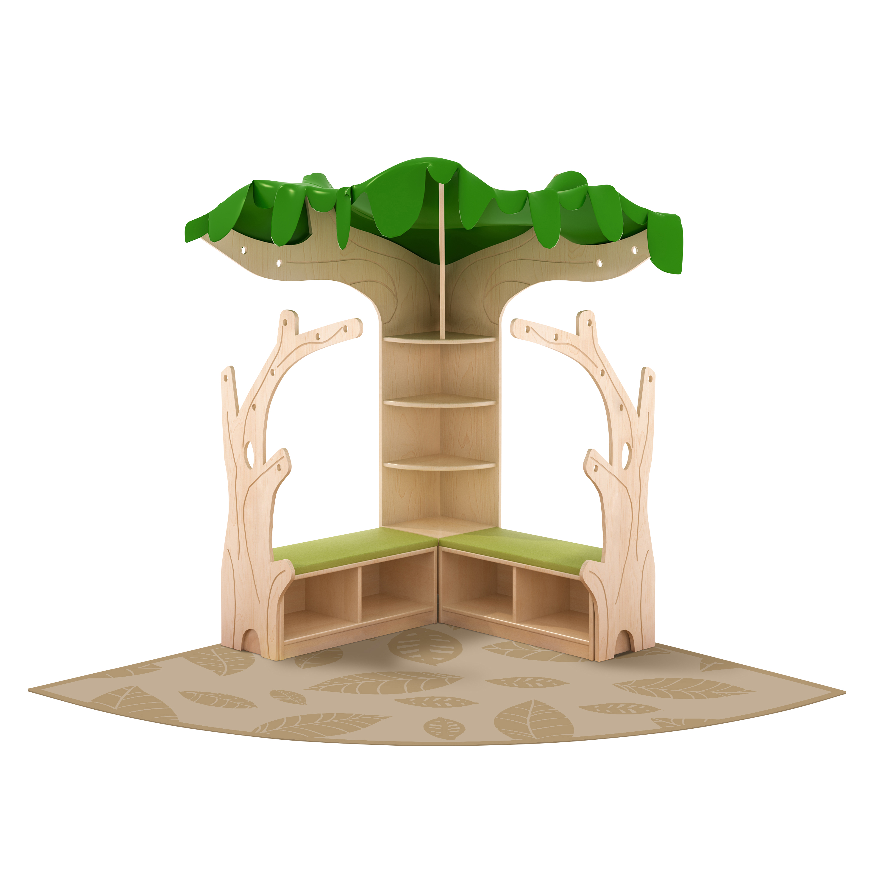 Wisdom Leseecke „Baum“ mit Teppich