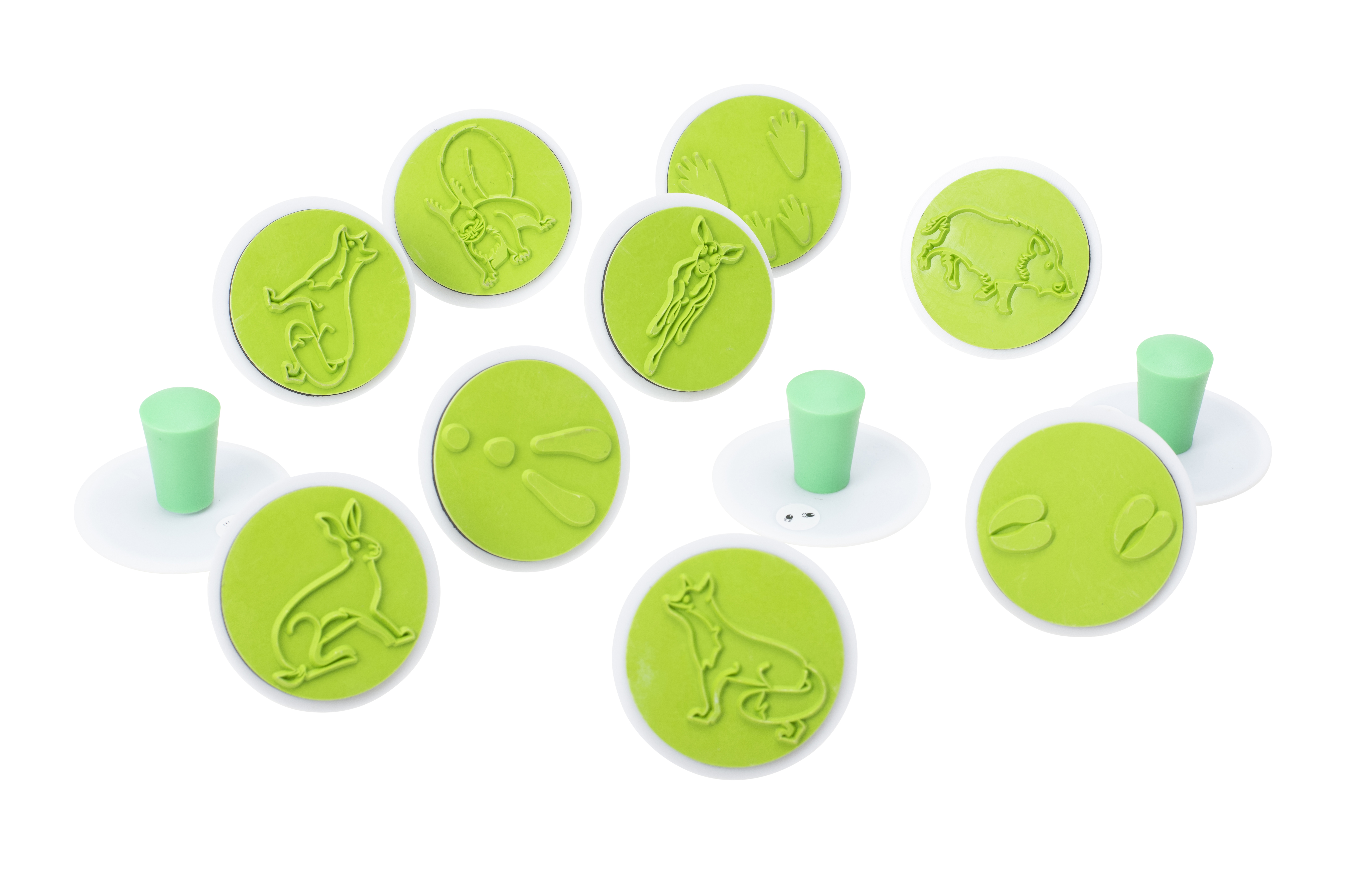 SUNNYSUE Riesenstempel „Tierspuren“, 12 Stück