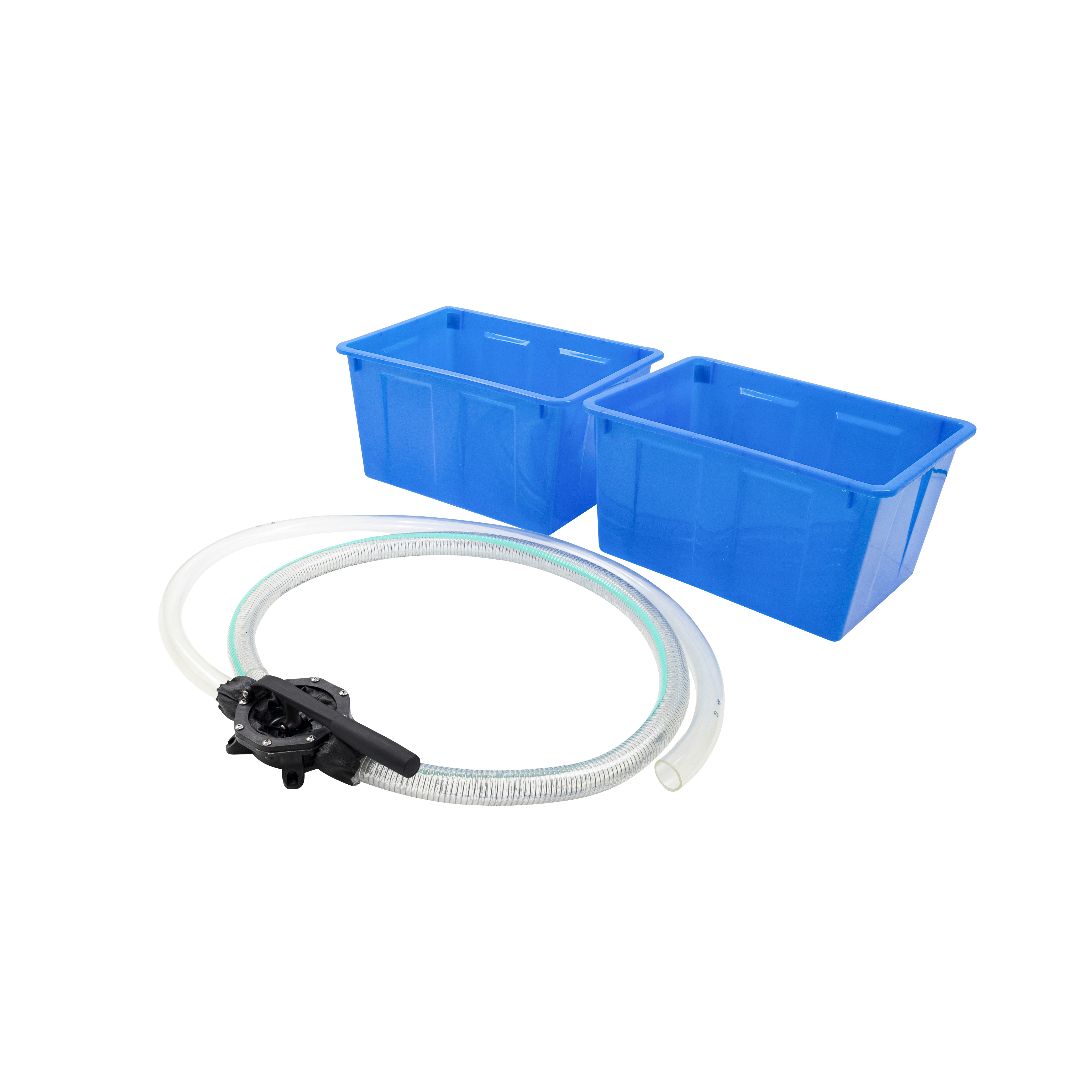 Wisdom Pumpe mit Schlauch und zwei Wasserboxen