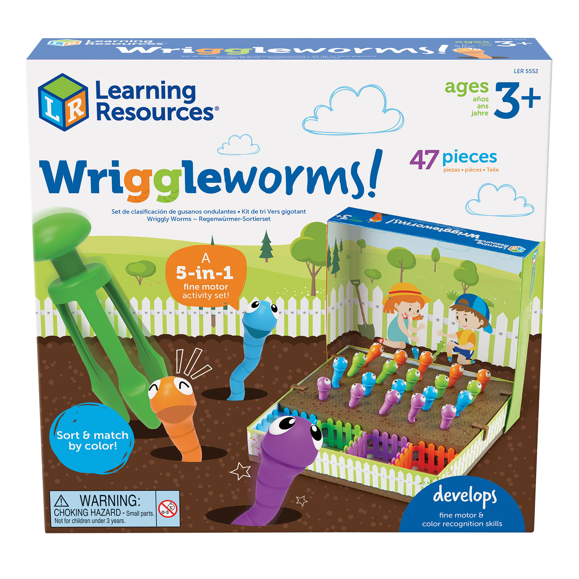 Learning Resources Feinmotorisches Aktivitätsset „Wriggleworms!“
