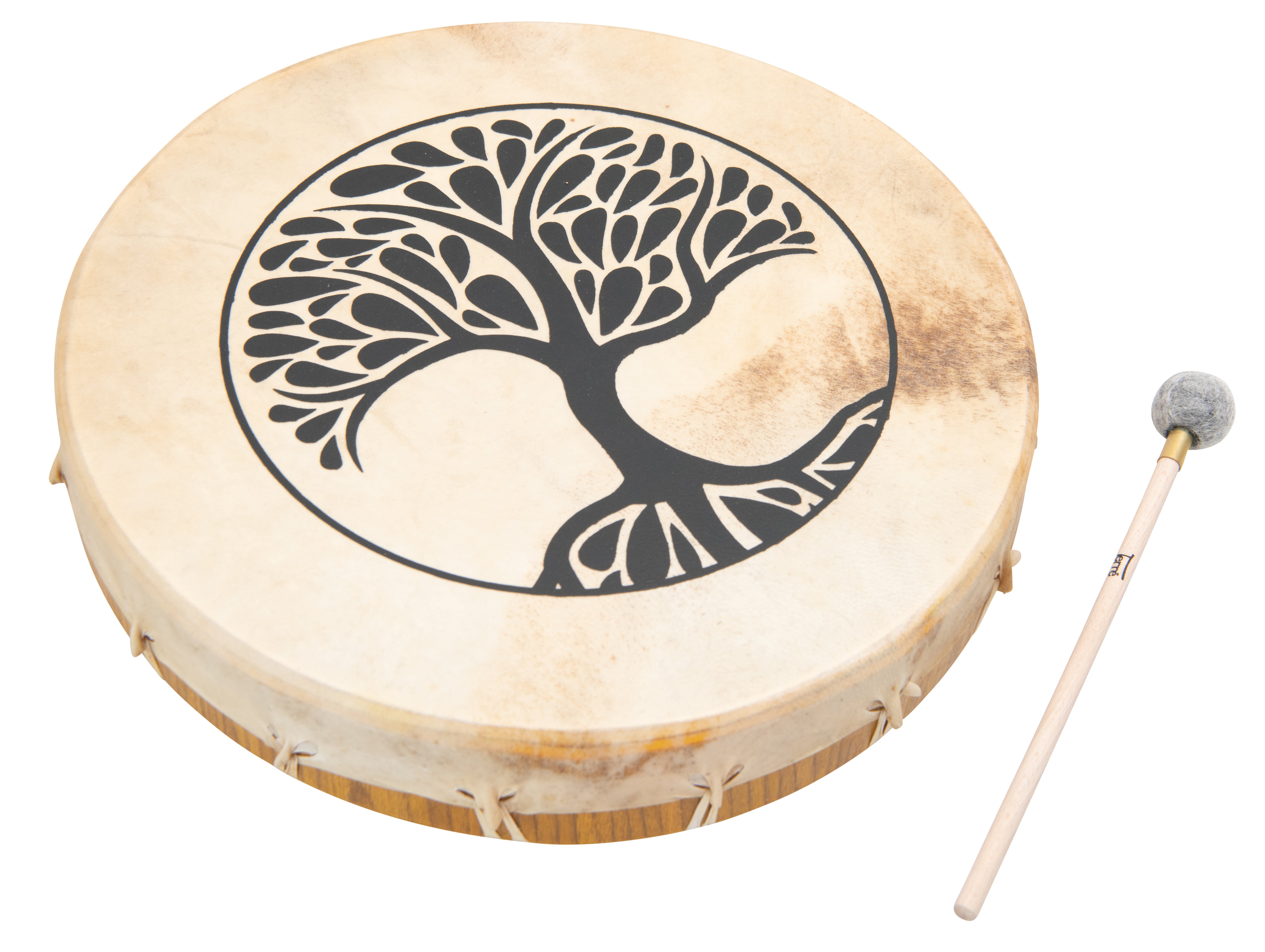 Terré Schamanentrommel, 35 cm, Motiv Baum