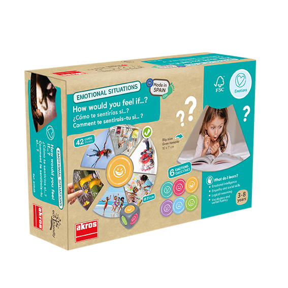 Akros Interdidact Legespiel zu Gefühlssituationen: „Wie fühlst du dich wenn...?“