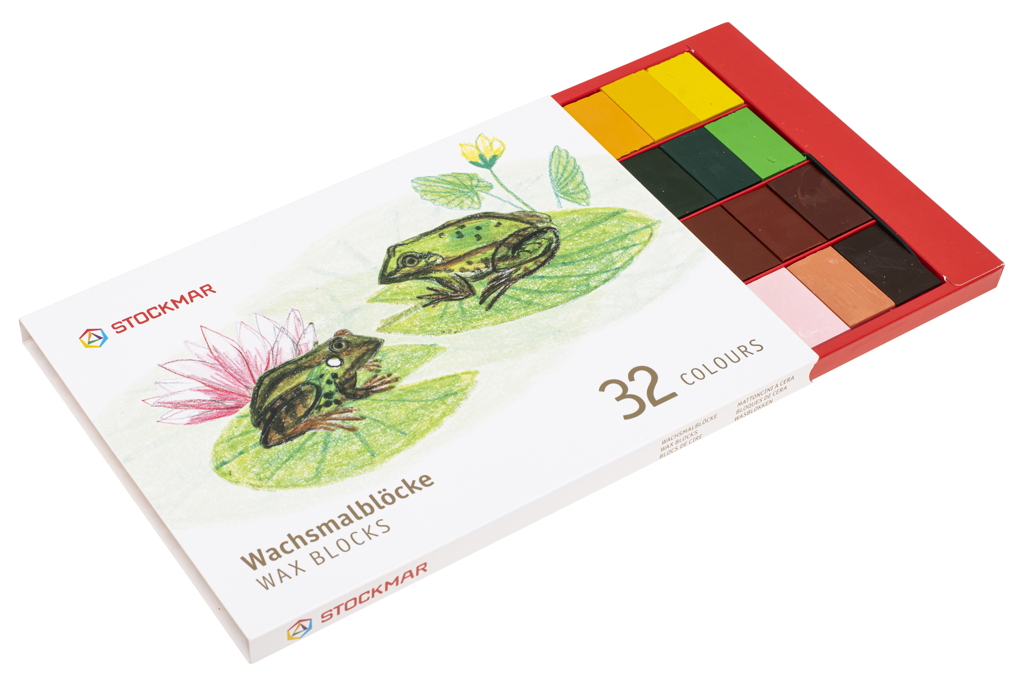 STOCKMAR Wachsmalblöcke, 32 Farben