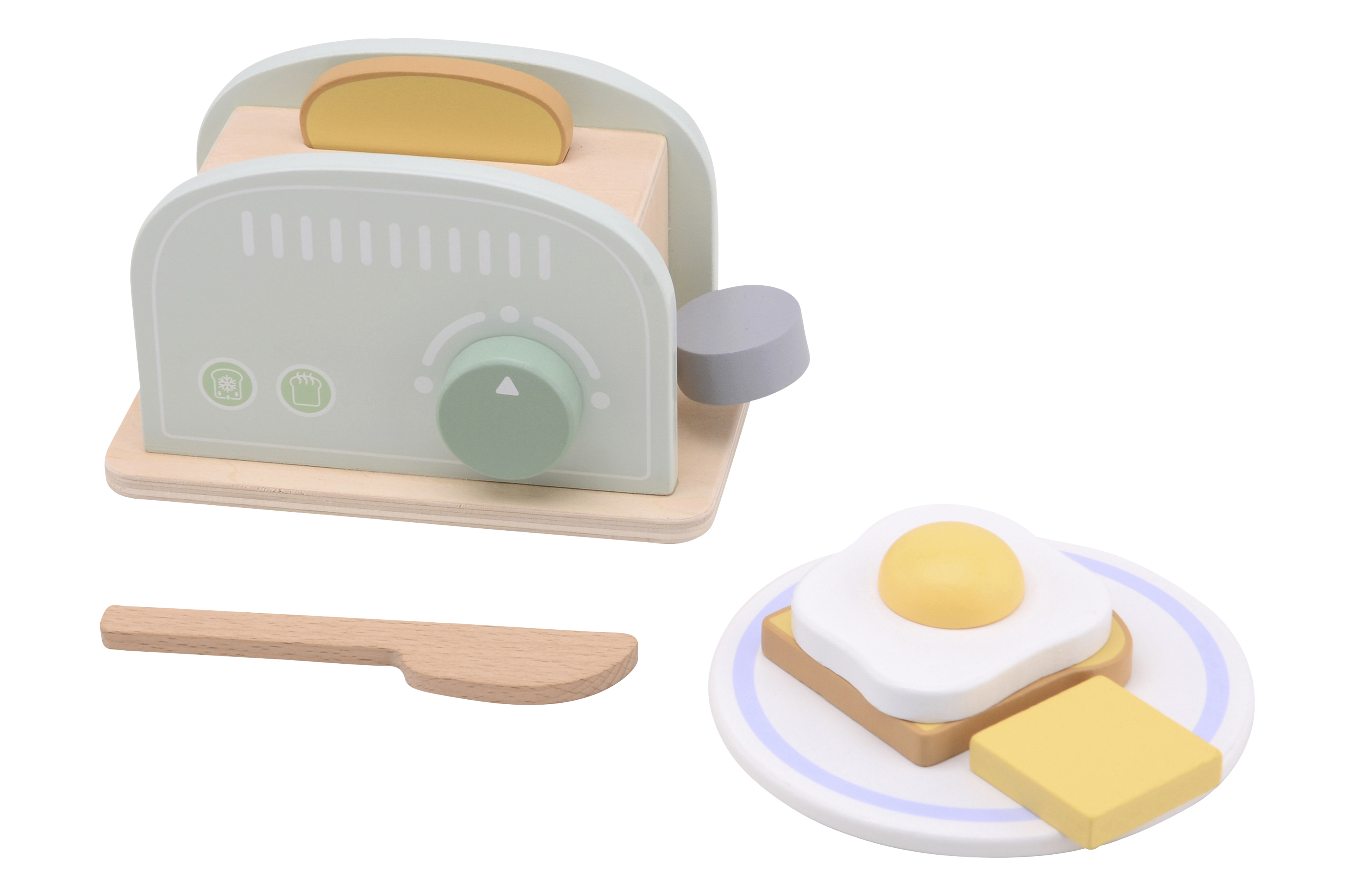JOHNTOY Toaster aus Holz
