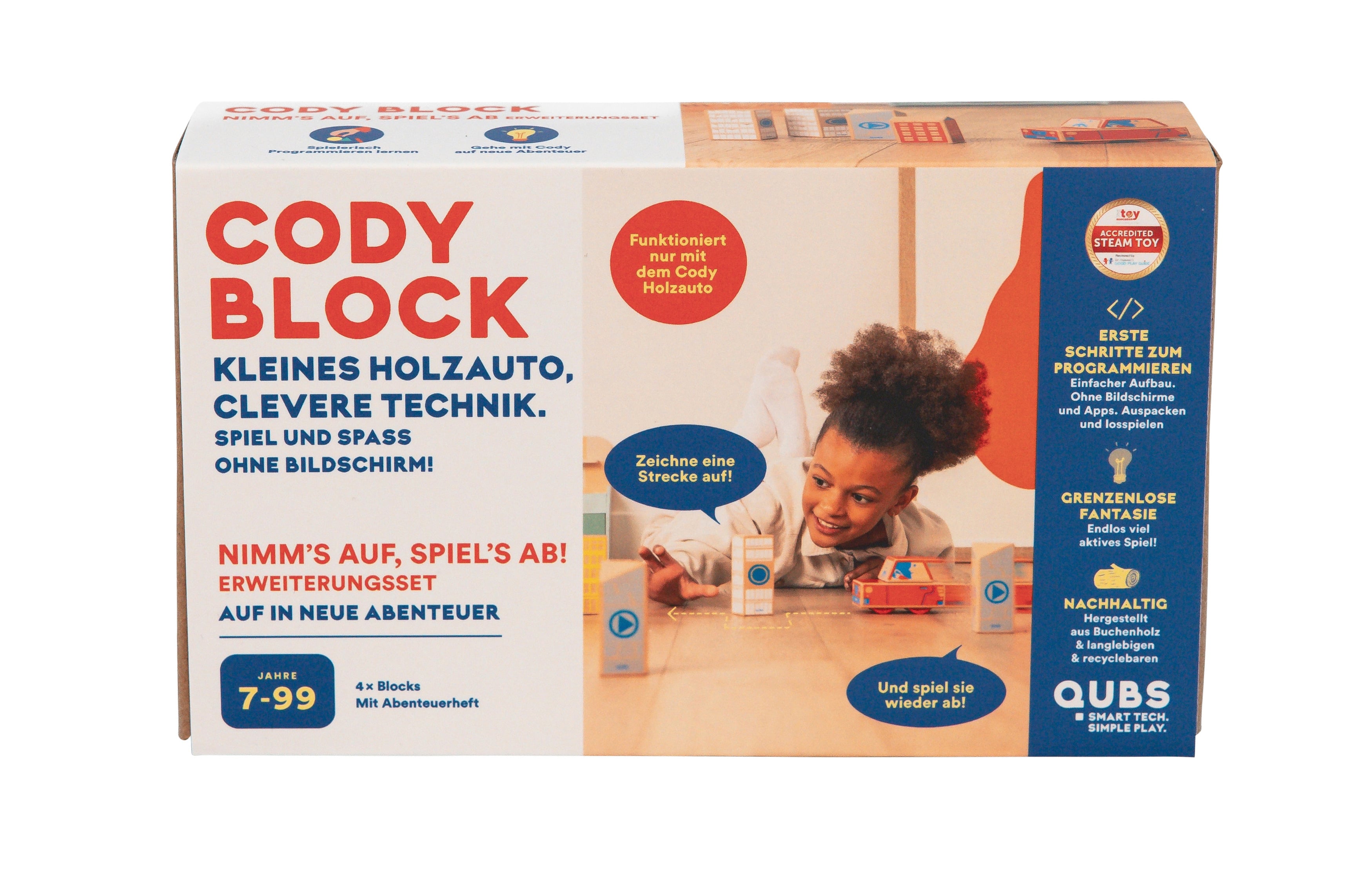 QUBS Cody Block Erweiterungsset „Aufnehmen & Abspielen“