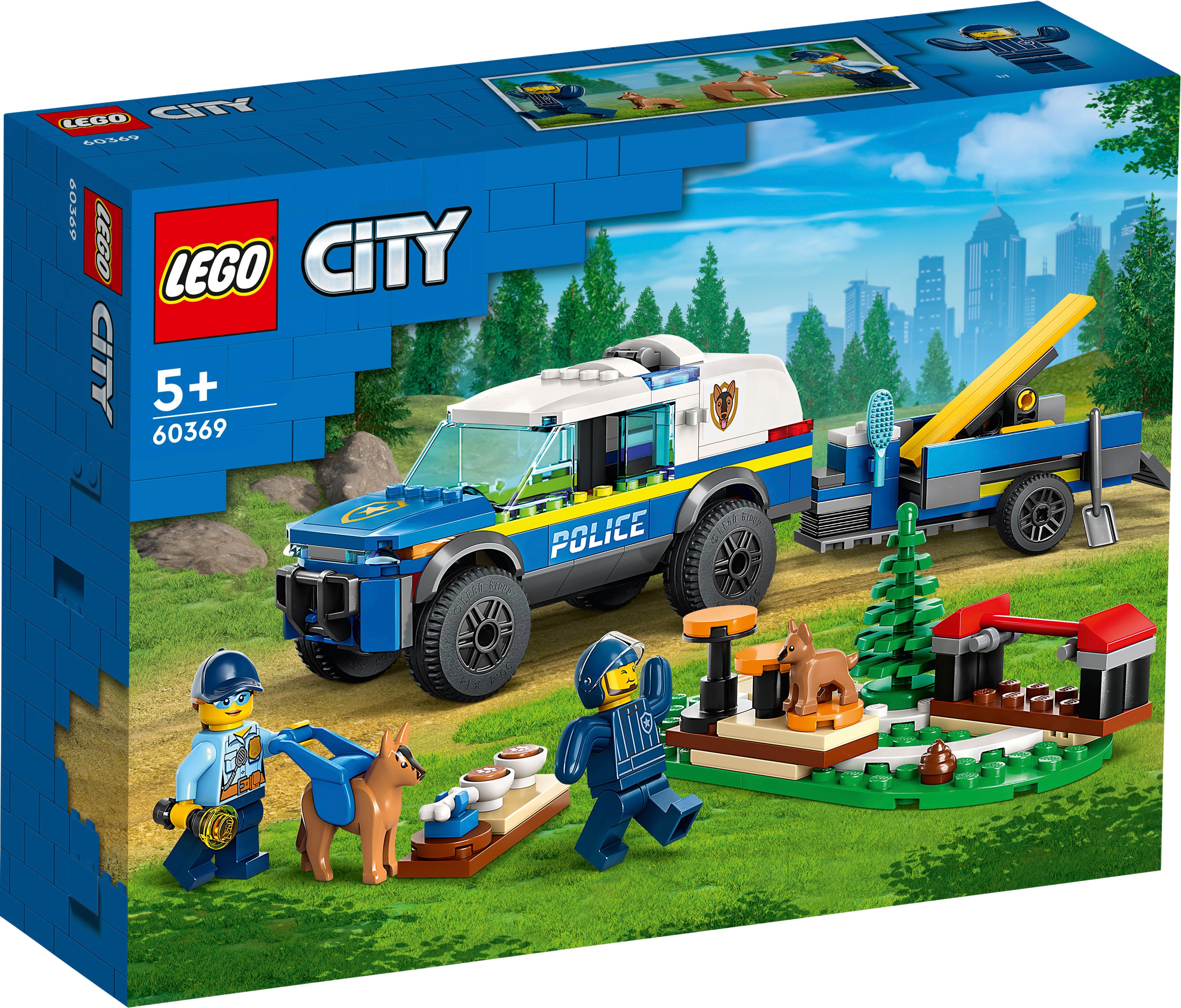 LEGO® City Mobiles Polizeihunde-Training