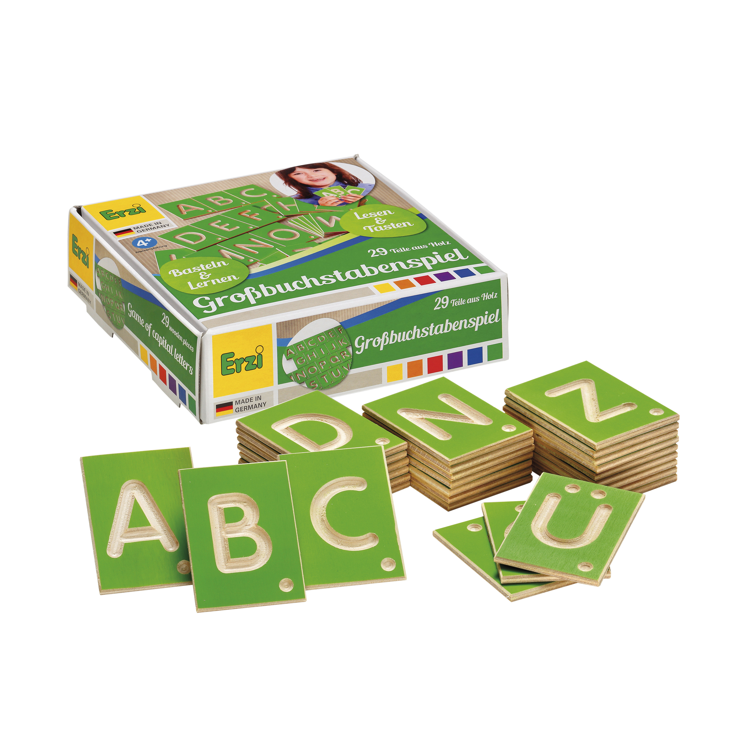 Erzi Lernspiel „Großbuchstaben“