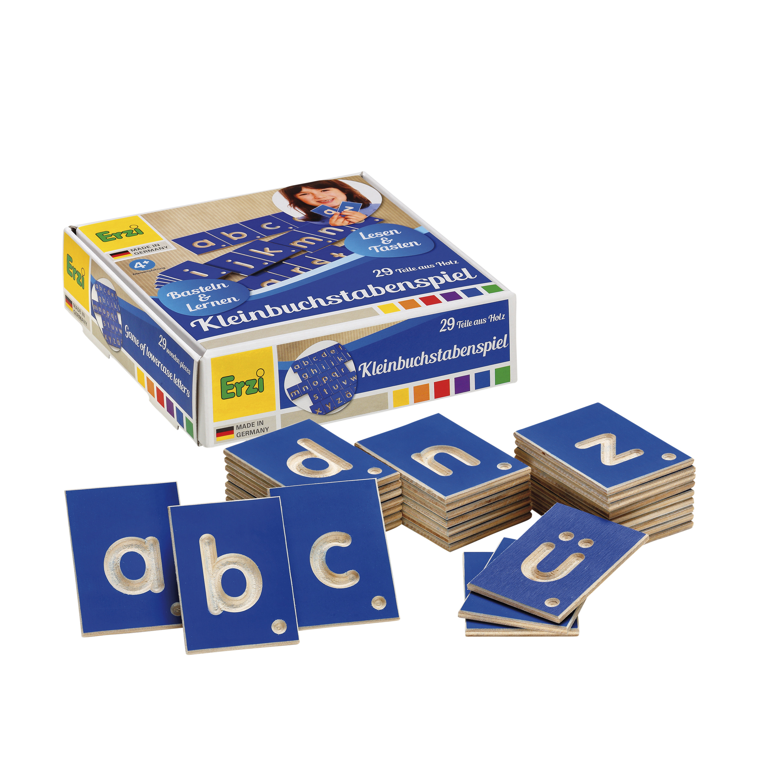 Erzi Lernspiel „Kleinbuchstaben“