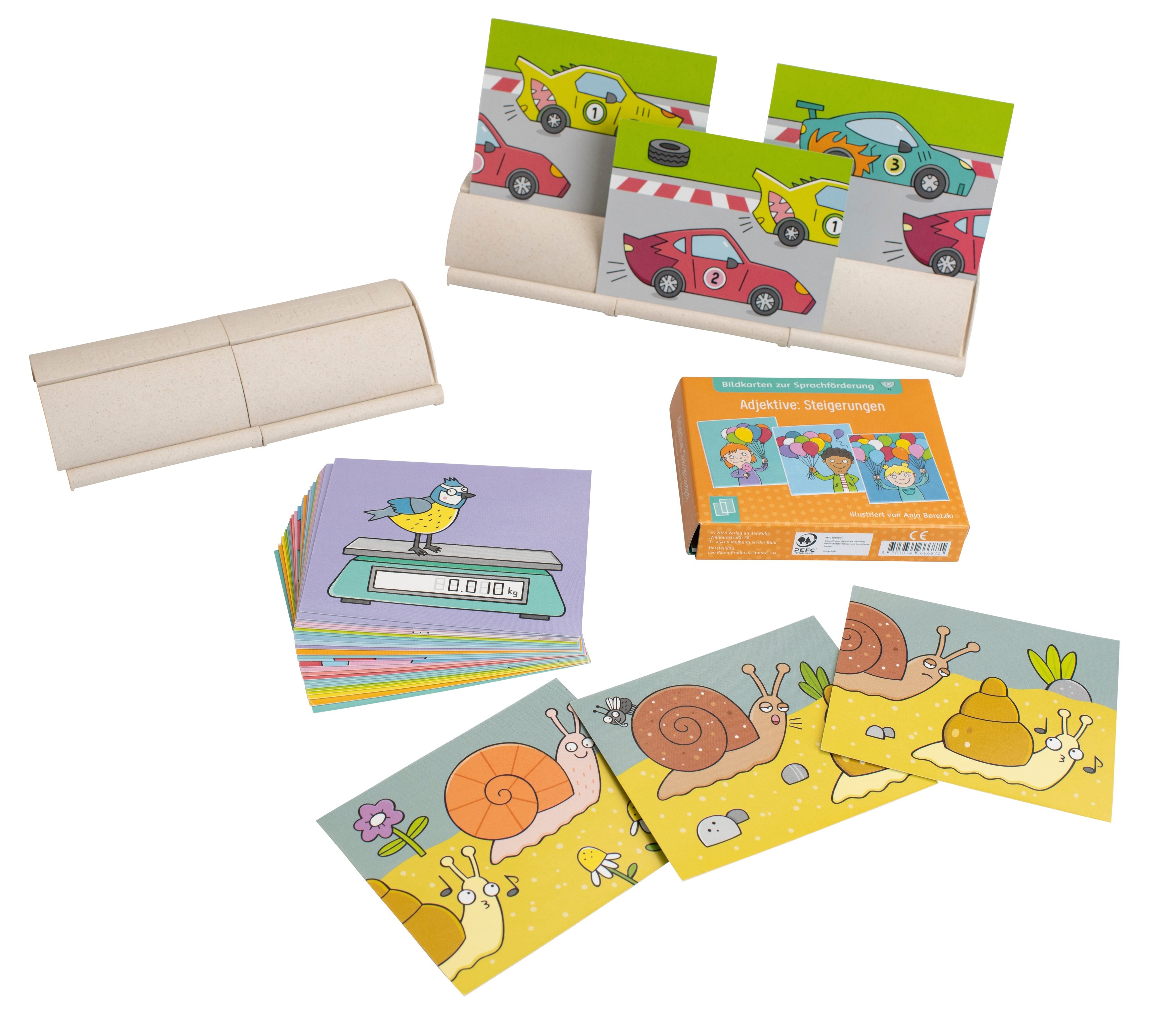 Betzold Bildkarten „Steigerungen“ inkl. Kombi-Setzleisten