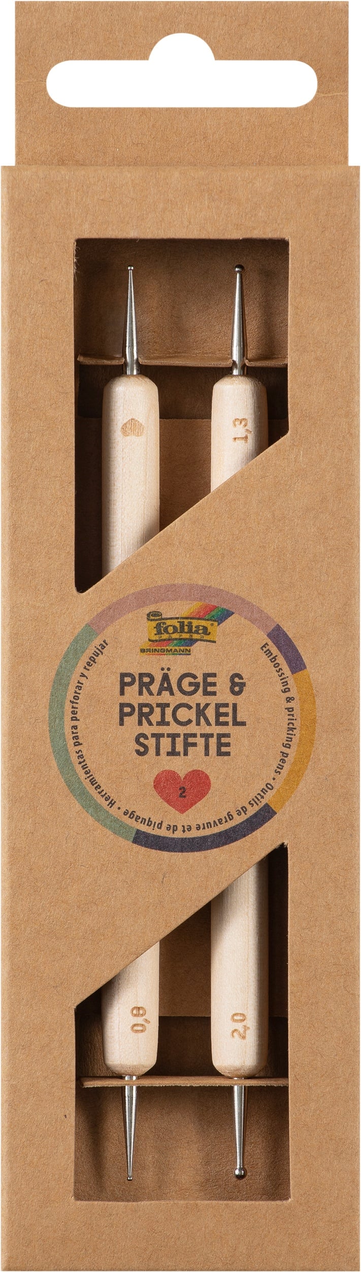 folia Präge- & Prickelstifte, 2er Set