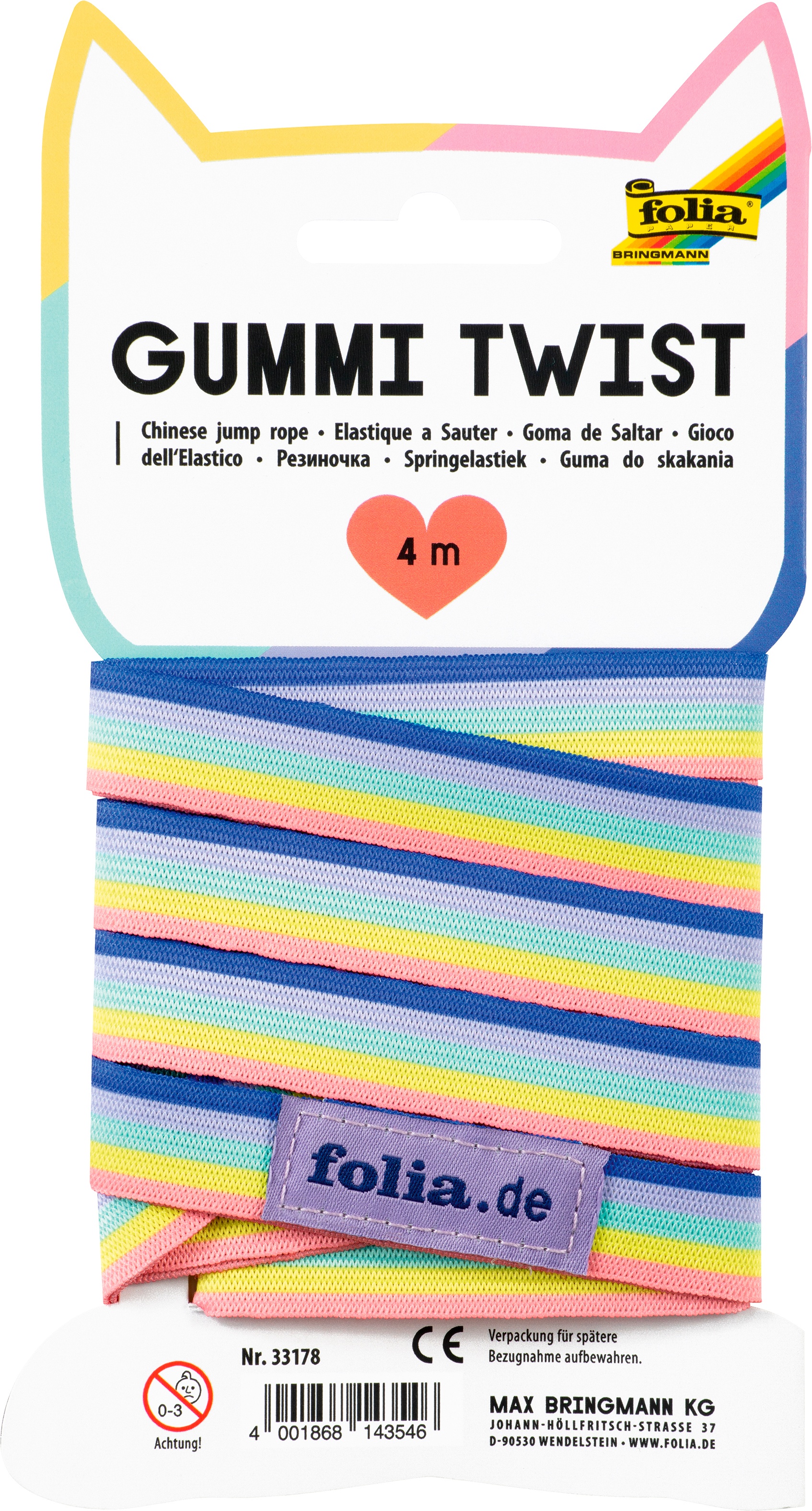 folia Gummitwist „Regenbogen“