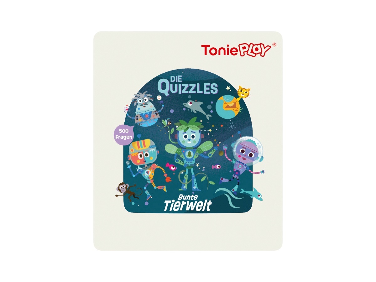 tonies® Die Quizzles: Bunte Tierwelt (Tonieplay Game S)