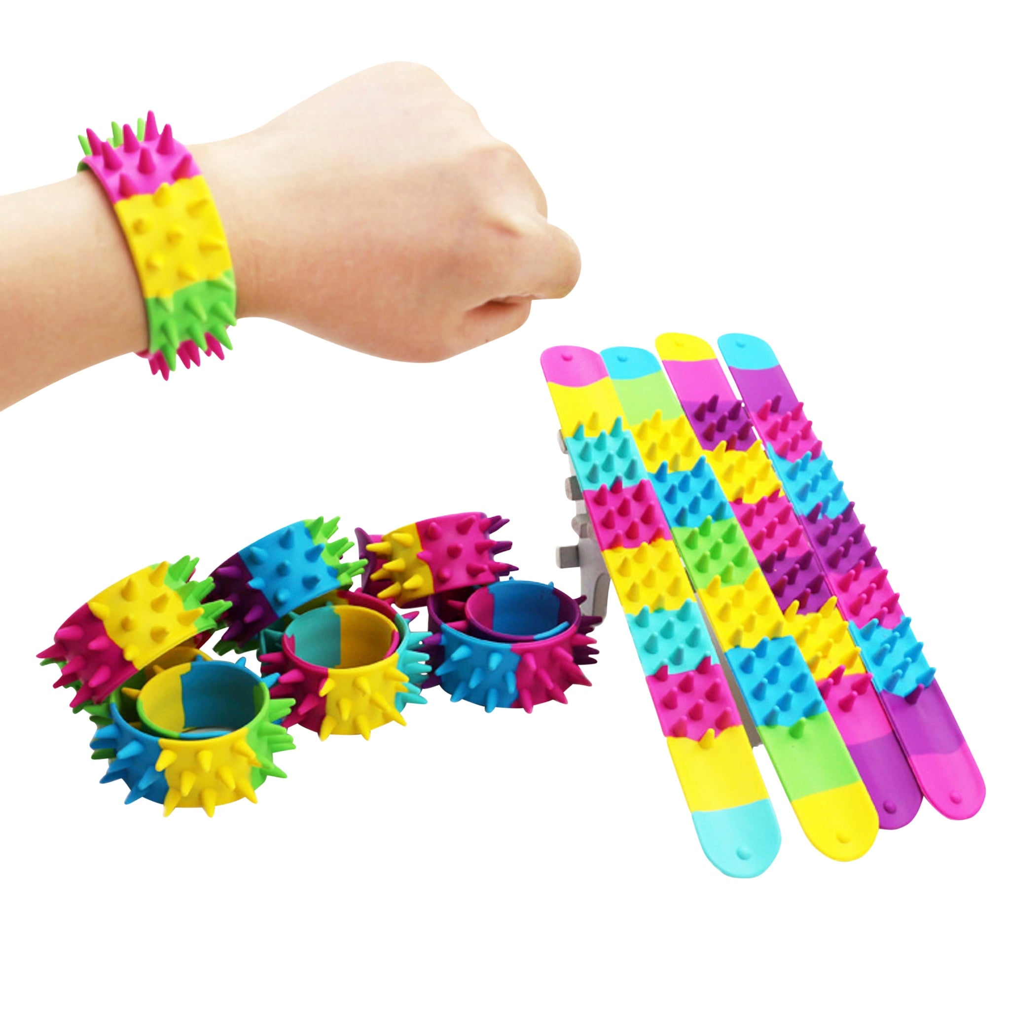 SUNNYSUE Schnapp-Armband mit Stacheln, 12 Stück