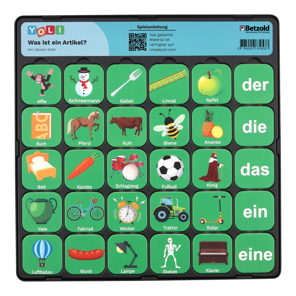 YOLI Spielset Was ist ein Artikel, Spielset & Lernspiel
