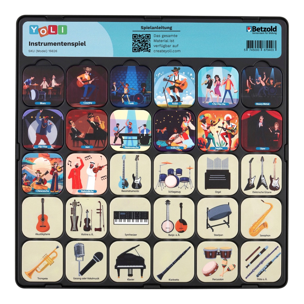 YOLI Spielset Instrumentenspiel, Spielset & Lernspiel