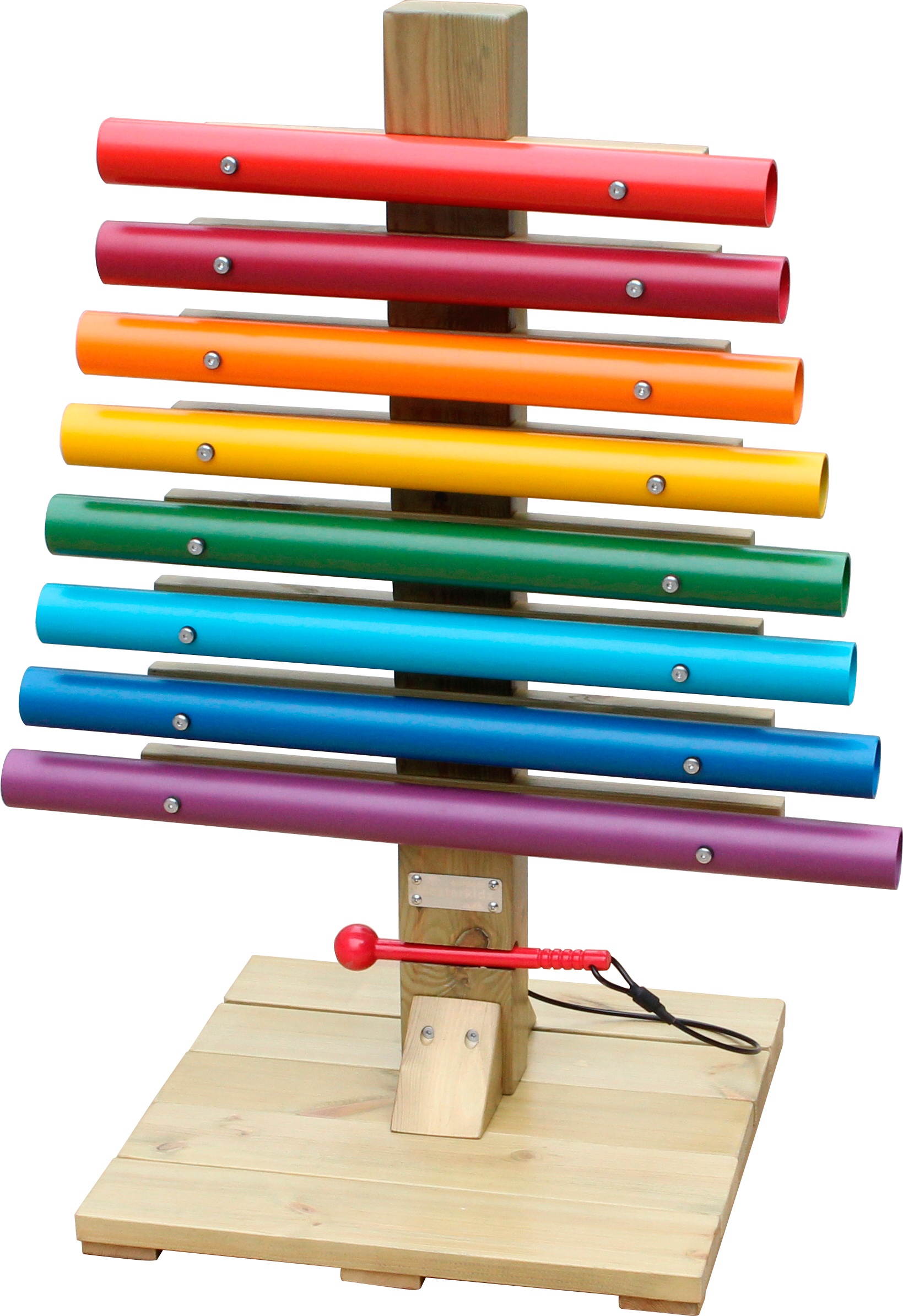 EDUPLAY Outdoor-Klangröhren, horizontal, Klangbaustein