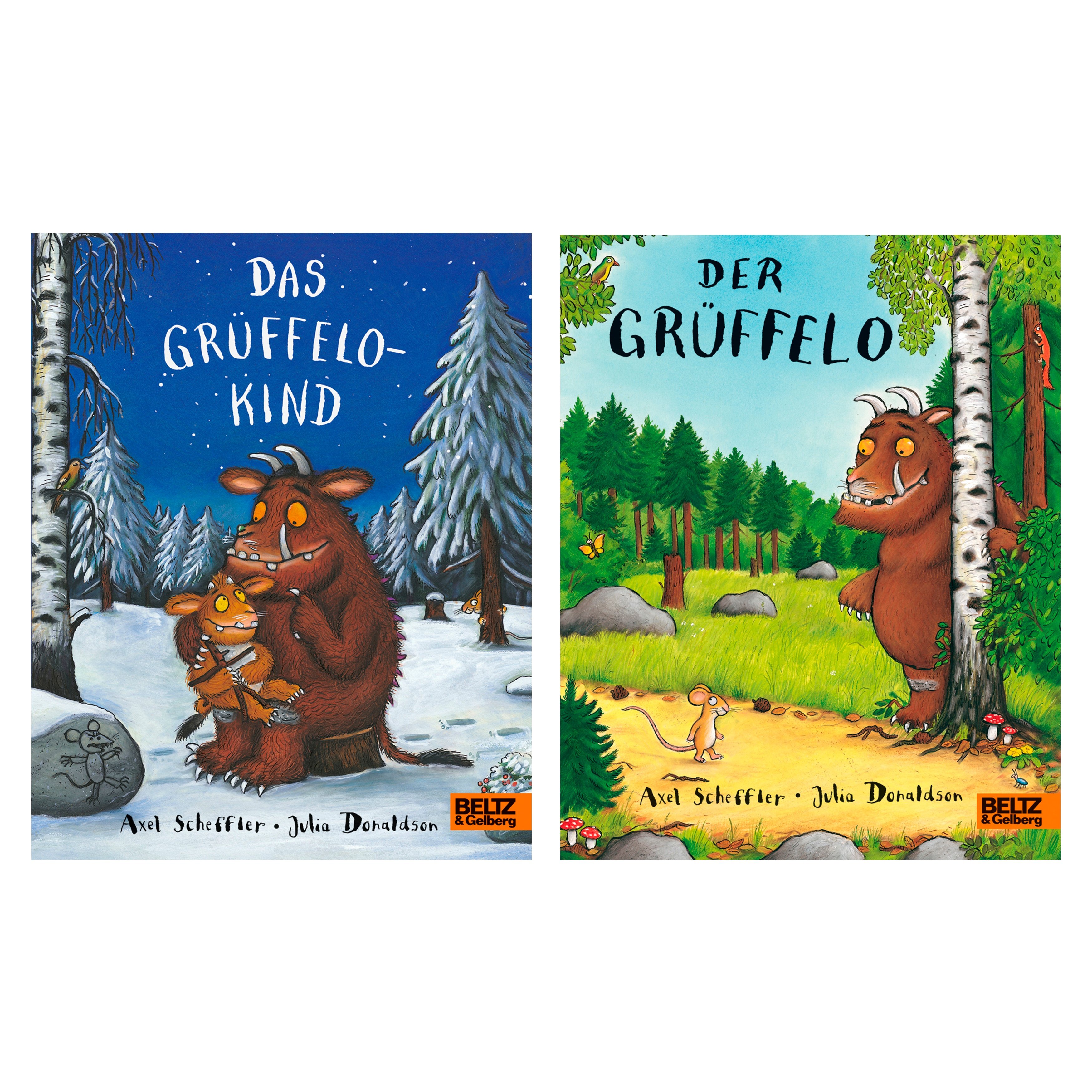 BELTZ Pappbilderbuch-Set Der Grüffelo und Das Grüffelokind