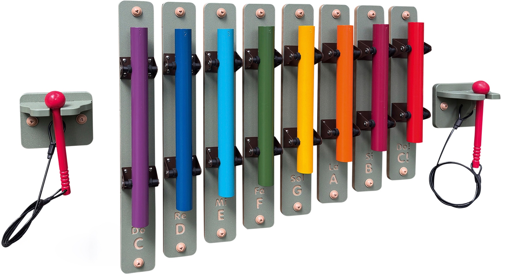 EDUPLAY STEM Wand-Klangröhren, Glockenspiel