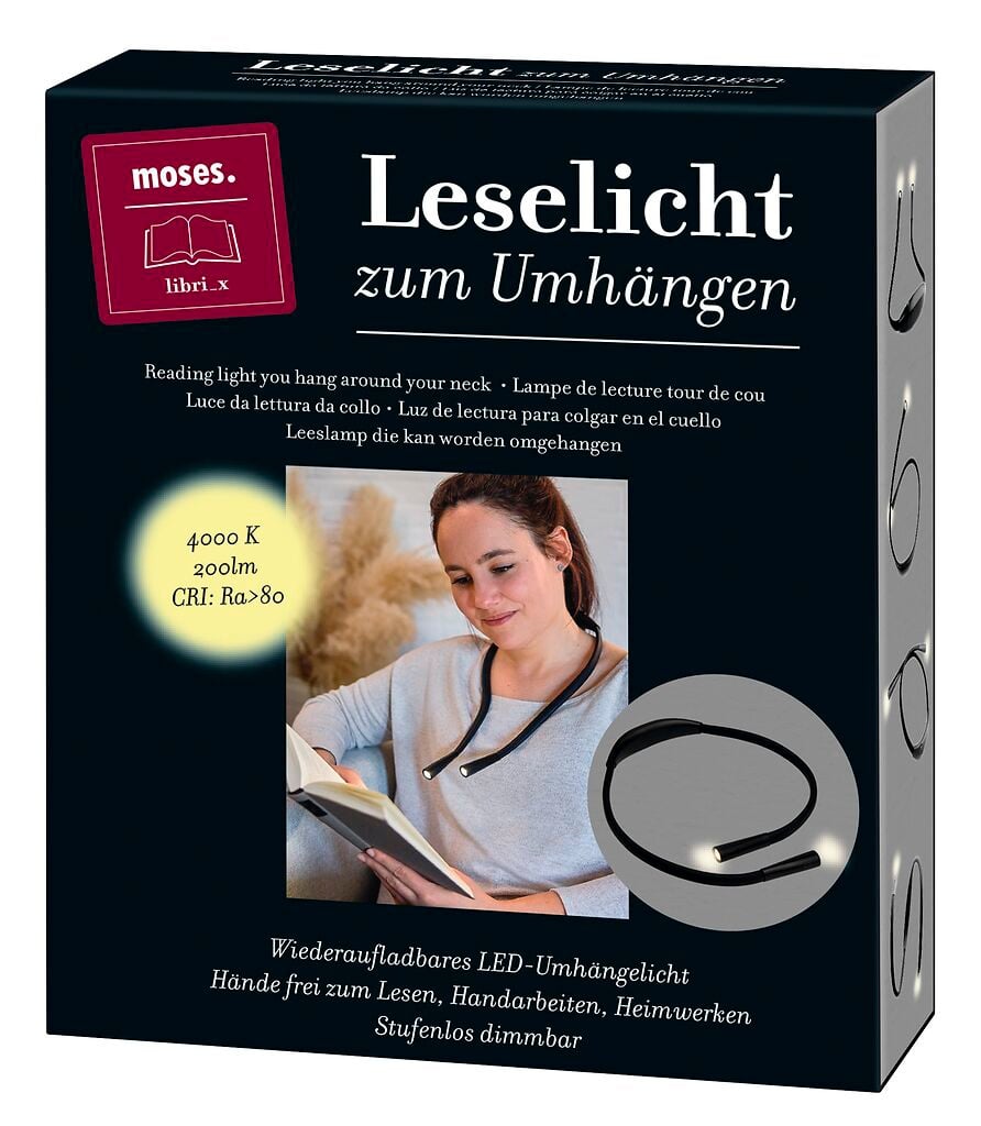 Moses Leselicht zum Umhängen, Nachtlicht