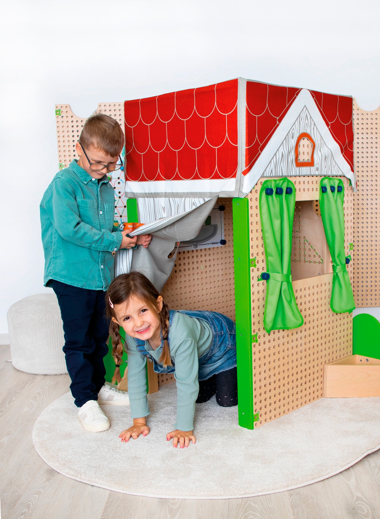PLUG it Rollenspiel Textil-Dach, Wandspiel