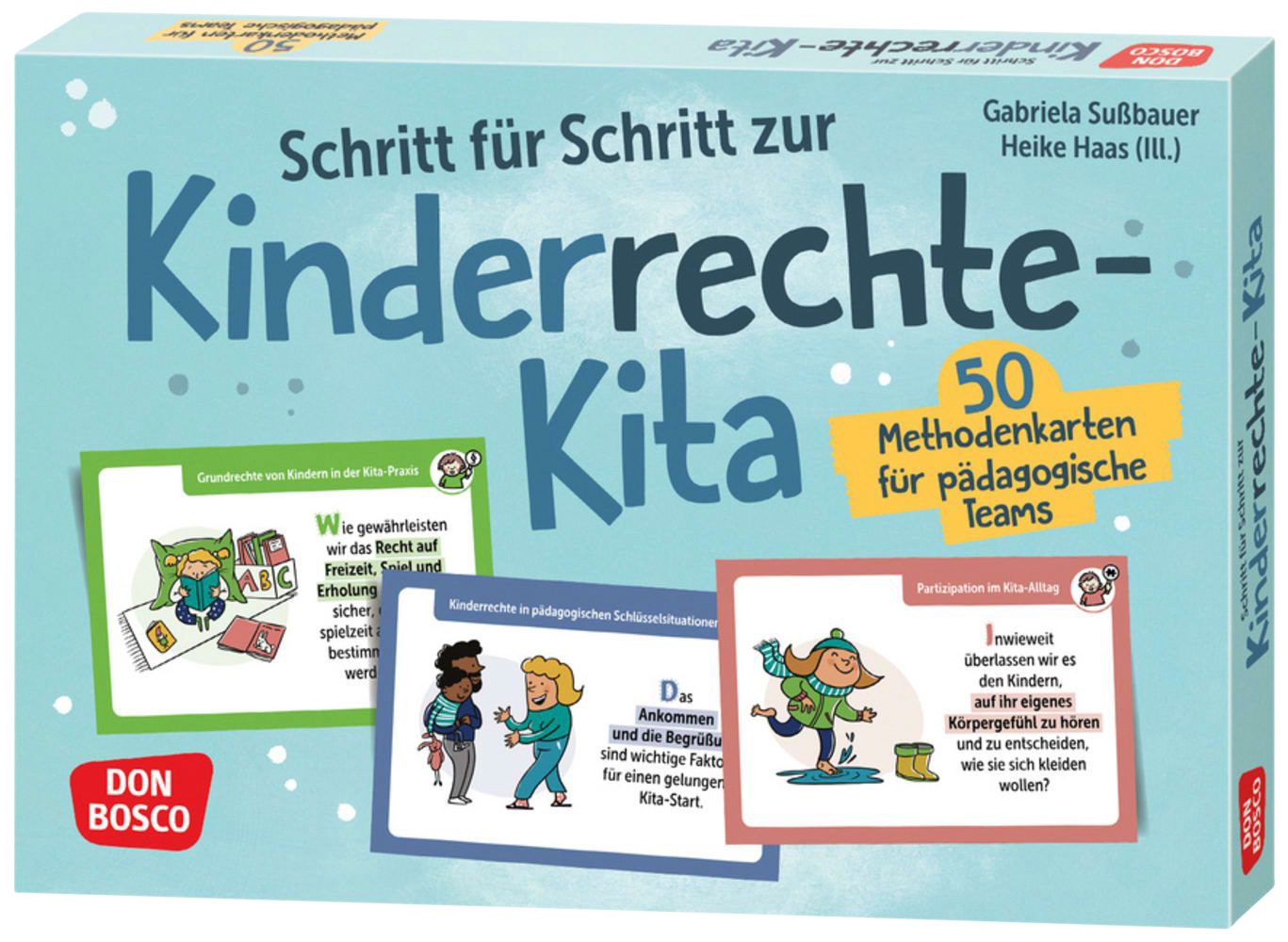 Don Bosco Schritt für Schritt zur Kinderrechte-Kita 50 Methodenkarten, Lernkarte