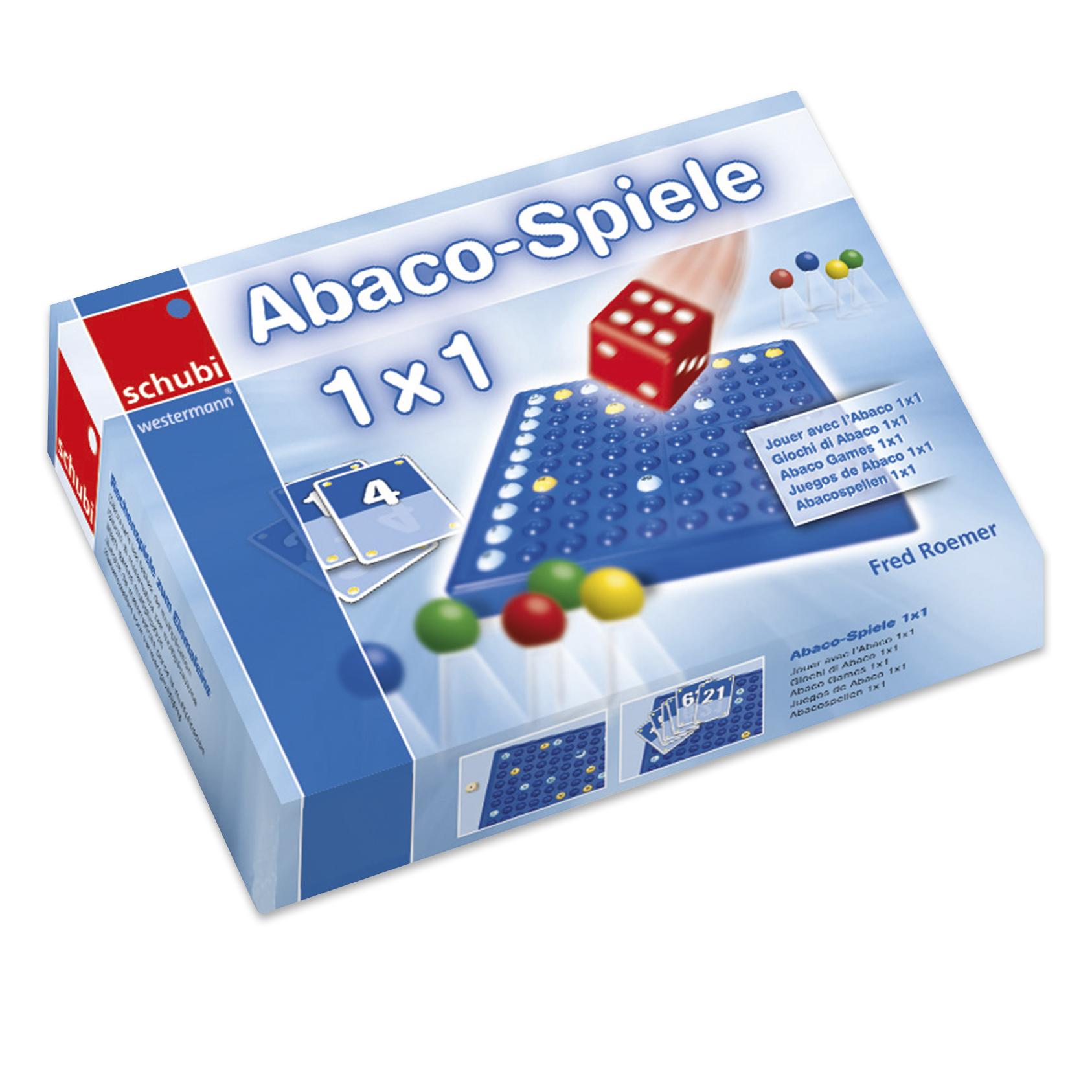 Schubi Abaco-Spiele 1x1, wahlweise mit oder ohne Abaco, Ausführung: ohne Abaco