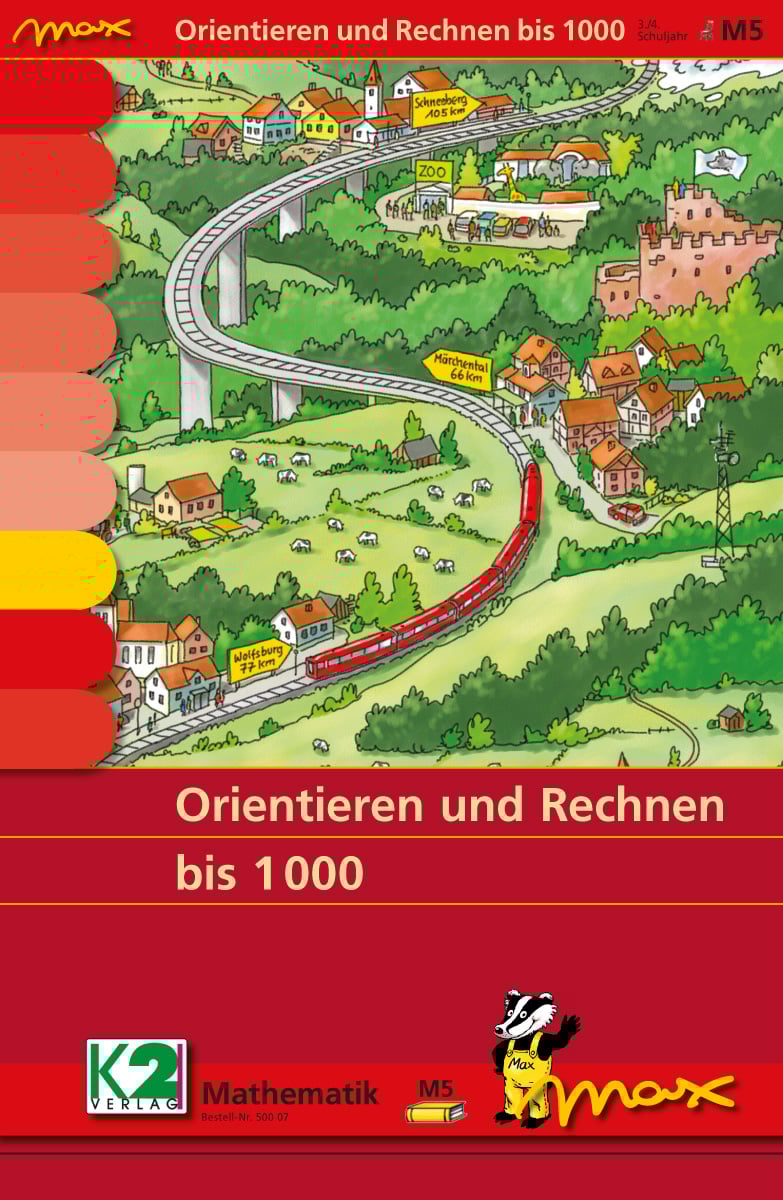 max LERNSYSTEM Max Lernkarten Orientieren und Rechnen bis 1000