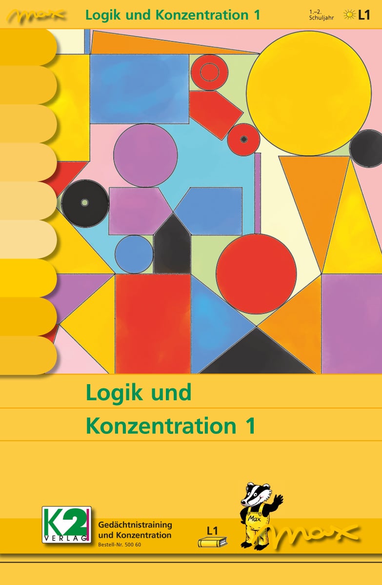 max LERNSYSTEM Max Lernkarten Logik und Konzentration 1