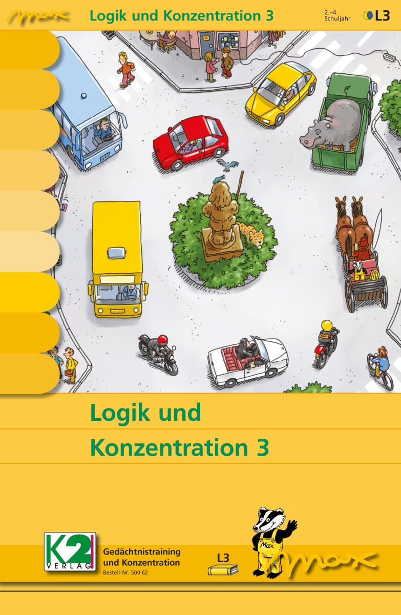max LERNSYSTEM Max Lernkarten Logik und Konzentration 3
