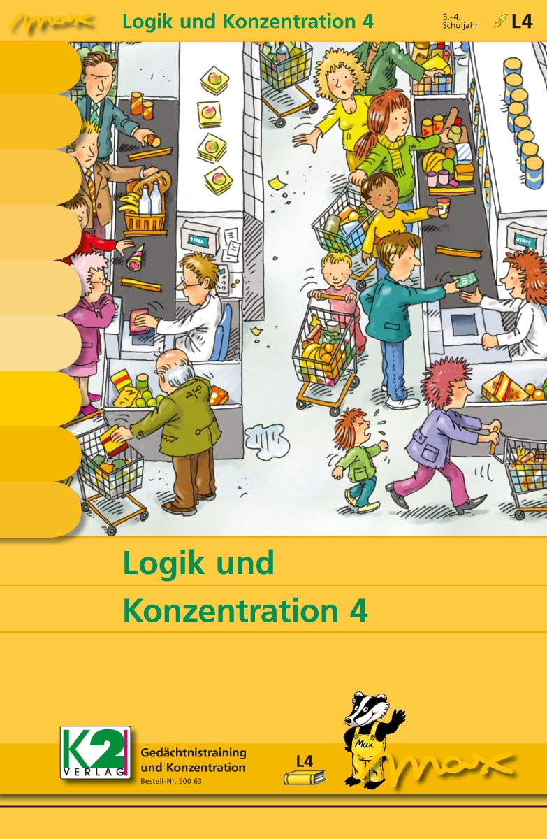 max LERNSYSTEM Max Lernkarten Logik und Konzentration 4