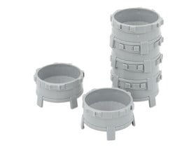 Behälter für Tempera-Pucks, 6 Stück
