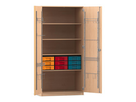 Flexeo® Musikschrank, 9 kleine Boxen