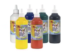 Magic Paint Zauberfarbe: 7 Flaschen mit 500 ml