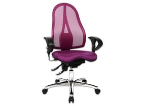 Bürostuhl „air comfort“ mit Teppichbodenrollen