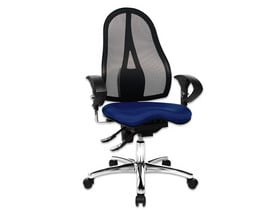 Bürostuhl „air comfort“ mit Hartbodenrollen