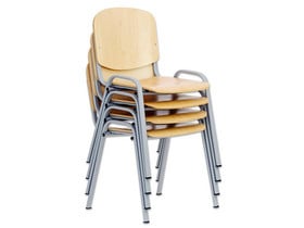 Stapelstuhl-Set, 4 Stück