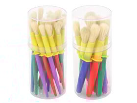 Baker Ross Kinderpinsel 12er Set - Mit Tropfschutz Für Sauberes Malen