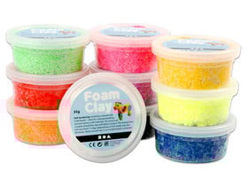Foam Clay® Modelliermasse, 10 Stück