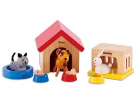 Puppenhaus Zubehör „Haustiere“