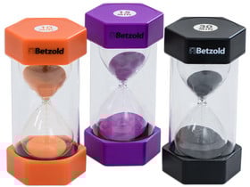 Betzold Sanduhren-Set Longtimer (10, 15, 30 min.)