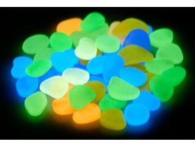 Leuchtkiesel „Glow in the Dark“, 50 Stück