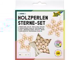 Holzperlen-Sterne-Set
