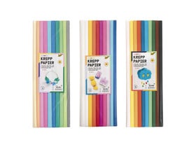folia Krepppapier-Rollen, 10 Stück