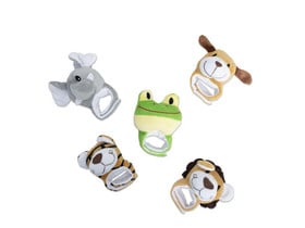 Kinderarmband mit Tierkopf, 5er-Set