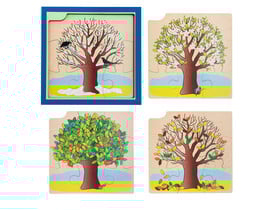Jahreszeiten-Puzzle „Baum“