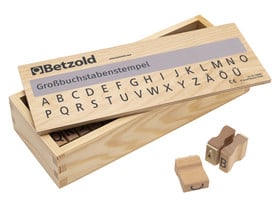 Betzold Großbuchstaben-Stempel