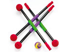 4er Set Rollbrett Paddel mit Ball