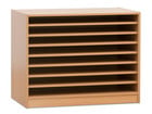 Papierschrank mit Sockel