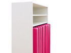 Flexeo® Liegepolsterschrank für 9 Liegepolster 7 breite Fächer